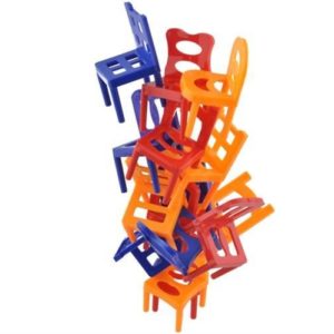 Падащи столове - семейна цветна детска игра