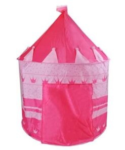 Палатка за деца в цикламен цвят - Розов замък