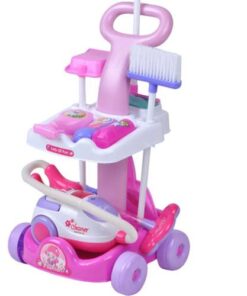 Прахосмукачка с аксесоари за почистване - детска играчка