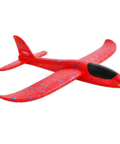 Стиропорен самолет в червен цвят - детска играчка
