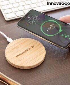 Безжично зарядно от бамбук InnovaGoods