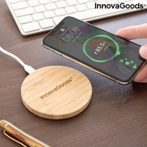Безжично зарядно от бамбук InnovaGoods