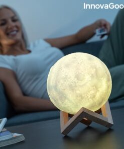 Лампа Луна със стойка - 3D модел с дистанционно