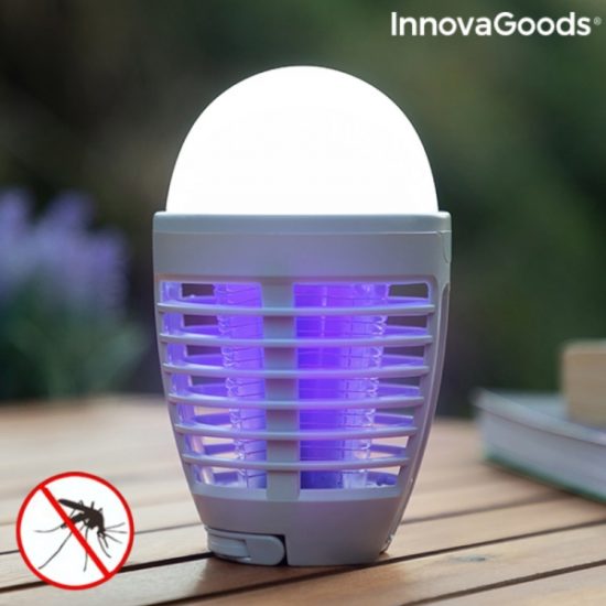 Презареждаща лампа против комари 2в1 InnovaGoods