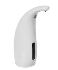 Сензорен автоматичен дозатор за течен сапун в бяло