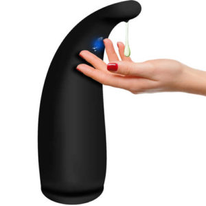 Сензорен дозатор за течен сапун в черно