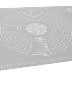 Силиконова дъска с везна за месене на тесто