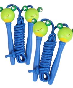 Въже за скачане Жабка с дървени дръжки Bigjigs