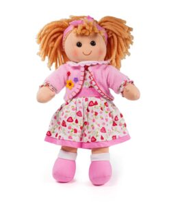 Голяма кукла за деца Кели 34 см Bigjigs