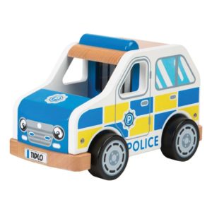 Детска дървена полицейска кола Bigjigs
