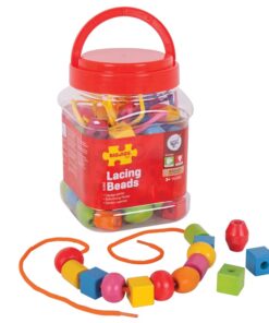 Детска игра с мъниста в бурканче Bigjigs