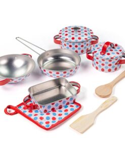 Детски готварски комплект - метален Bigjigs