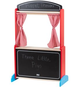 Детски дървен куклен театър Bigjigs