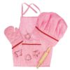 Детски костюм готвач в розово Bigjigs