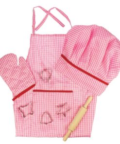 Детски костюм готвач в розово Bigjigs