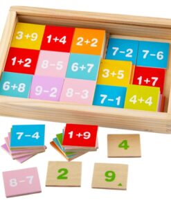 Дървена детска игра за събиране и изваждане Bigjigs