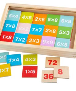 Дървена детска игра за умножение и деление Bigjigs
