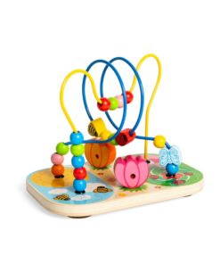 Дървена играчка монтесори Цветна градина Bigjigs