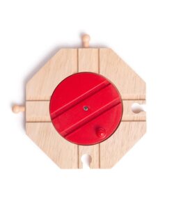 Bigjigs - Дървена обръщателна платформа - Четири посоки