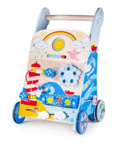 Дървена проходилка за деца Море 6 в 1 Bigjigs