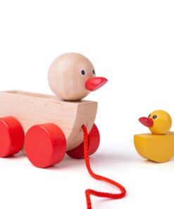 Дървени патета играчка за дърпане Bigjigs