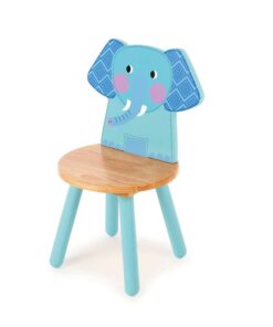 Дървено детско столче със слонче Bigjigs