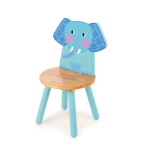Дървено детско столче със слонче Bigjigs