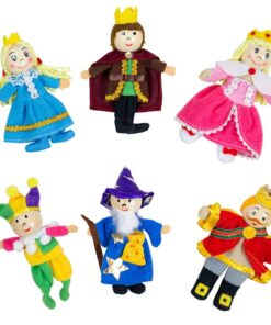 Кукли за пръсти Кралство за детски куклен театър Bigjigs