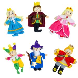Кукли за пръсти Кралство за детски куклен театър Bigjigs