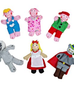 Кукли за пръсти Приказни герои за детски куклен театър Bigjigs