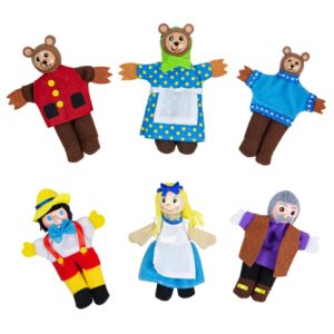 Кукли за пръсти за детски куклен театър Златокоска Bigjigs
