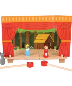 Магнитен дървен куклен театър за деца Bigjigs