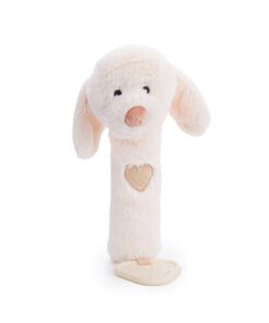 Мека дрънкалка за бебе Съненото кученце Bigjigs