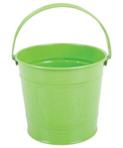 Метална детска кофичка в зелен цвят Bigjigs