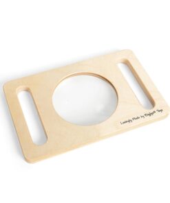 Детска дървена лупа с дръжки Bigjigs