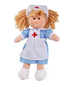Детска кукла Нанси Медицинската сестра Bigjigs