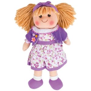 Детска кукла от плат Лаура 34 см Bigjigs