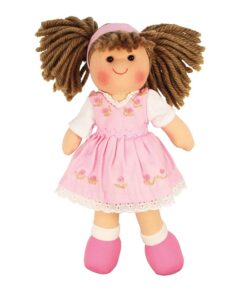 Детска кукла от плат Роуз 28 см Bigjigs