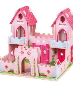 Детски дървен замък на приказките Bigjigs