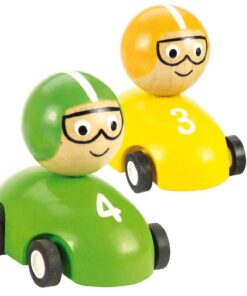 Детски дървени колички с дърпане Bigjigs