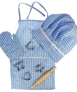 Детски костюм готвач в синьо Bigjigs