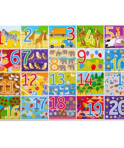 Детски пъзел за под с числа Bigjigs