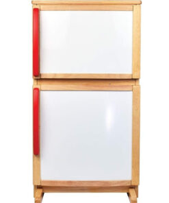 Дървен голям хладилник за детска кухня Bigjigs