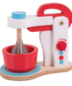 Дървен детски миксер за игра Bigjigs