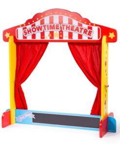 Дървен куклен театър за деца Bigjigs