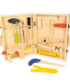 Дървен куфар с детски инструменти Bigjigs