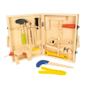 Дървен куфар с детски инструменти Bigjigs