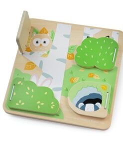 Дървен детски пъзел Горска криеница Bigjigs
