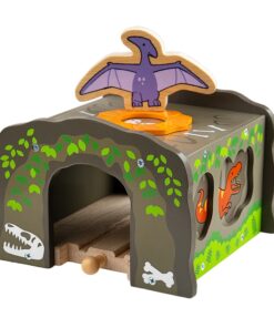 Дървен тунел за дървени влакчета T-Rex Bigjigs