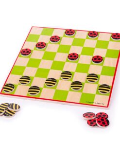 Дървена дама с калинки и пчелички Bigjigs